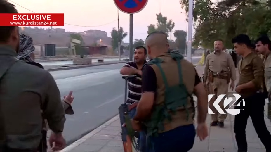 لقطات لكوردستان24 عن هجوم كركوك